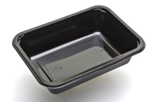 Cpet 2187 -1G BLACK – Ready meal tray