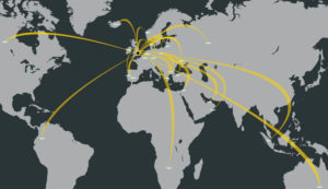 international sales map