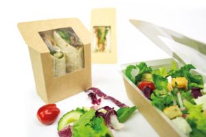Kraft food packaging range for wraps and salad boxes